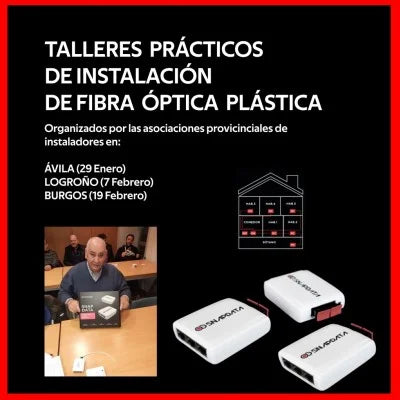TALLERES DE INSTALACIÓN DE FIBRA ÓPTICA PLÁSTICA