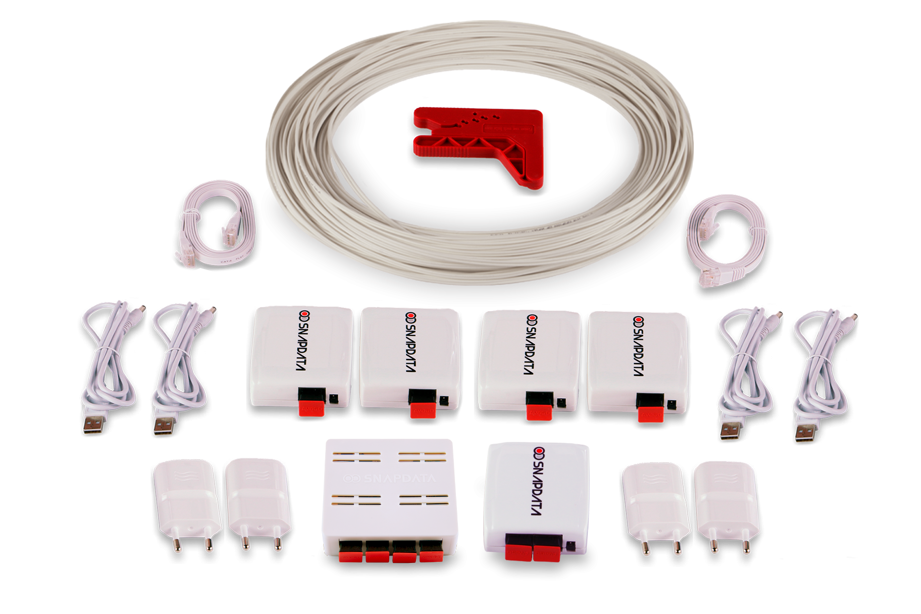 Kit Premium Snap Data de Fibra Optica Plástica