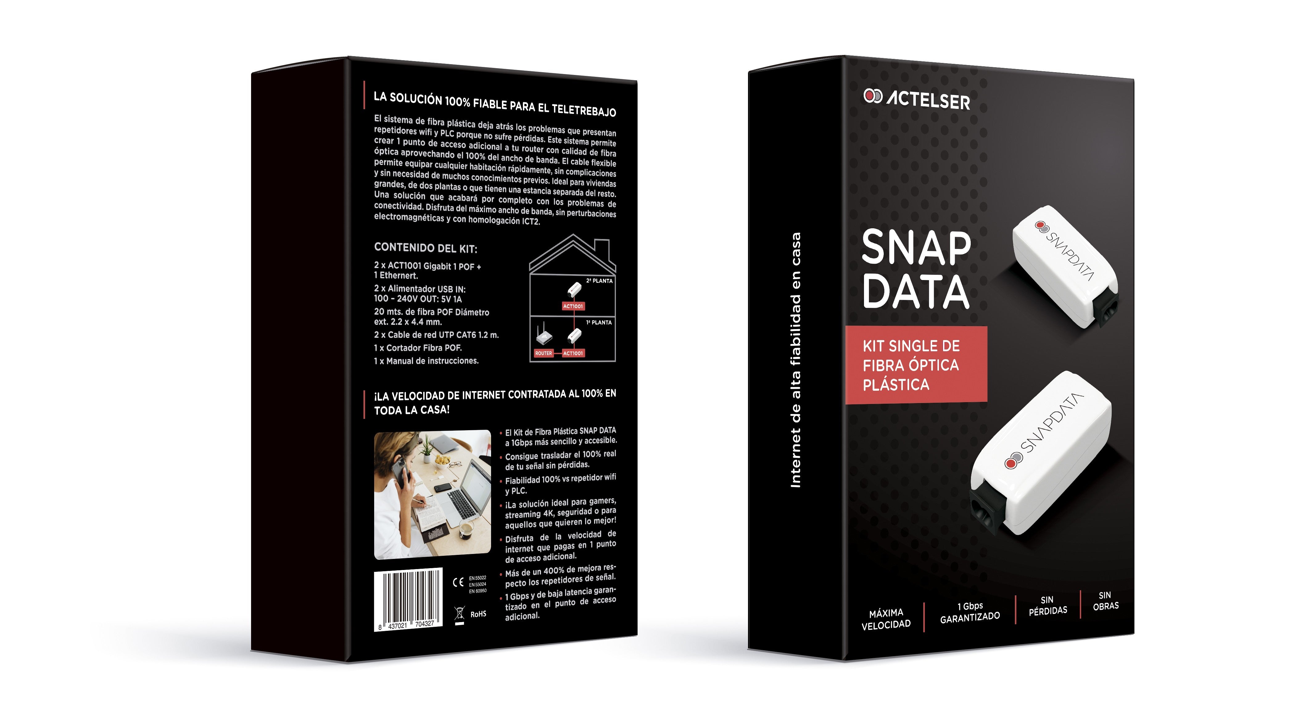 Pack Teletrabajo Snap Data - Kit Single + WIFI (Pack Student)