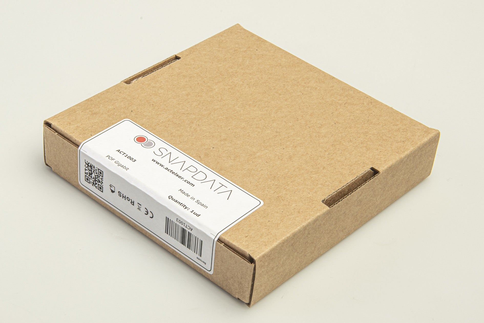 ACT1003 - Conversor de medios para fibra óptica plástica 1 Gbps