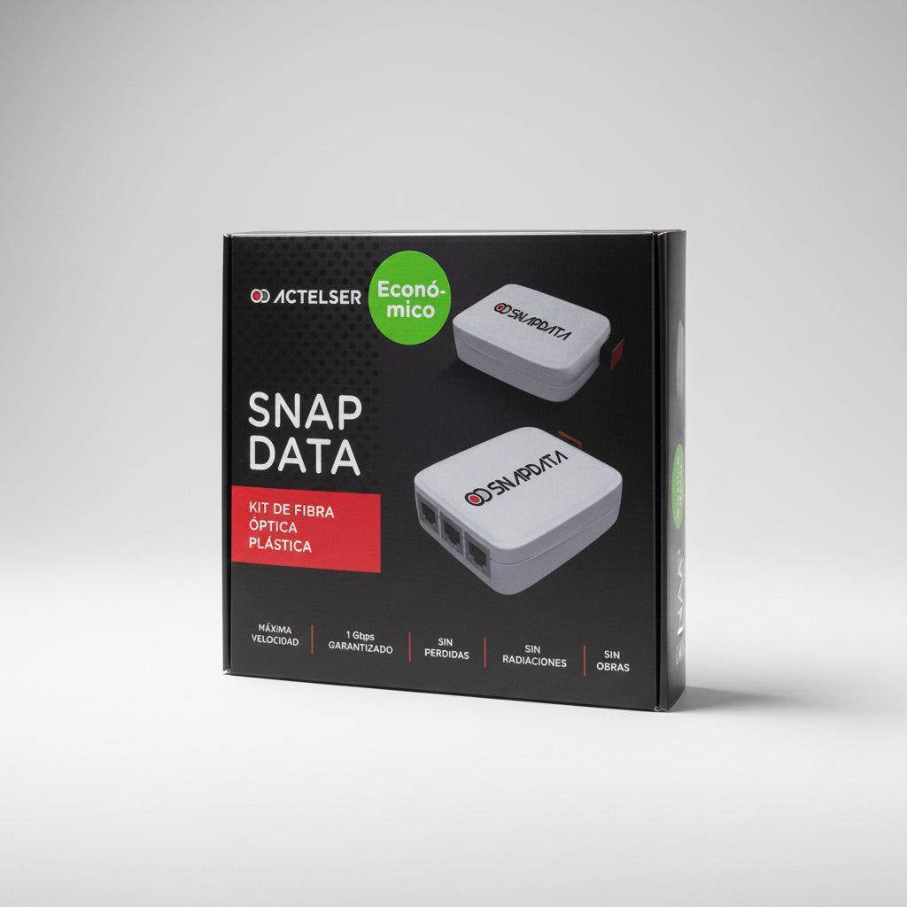 Kit Básico Económico de Fibra Óptica Plástica Snap Data