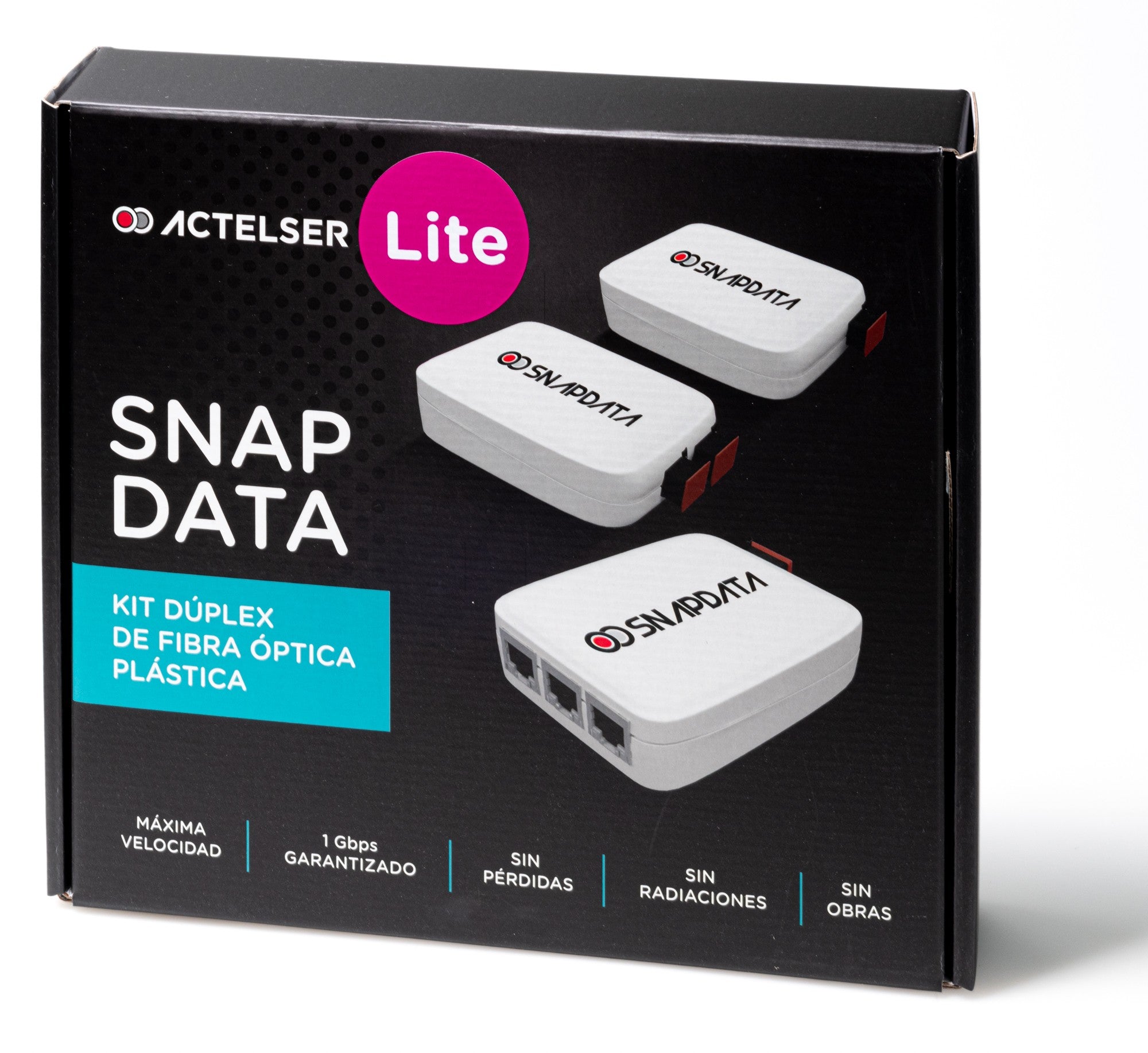 Kit Dúplex Lite de Fibra Óptica Plástica Snap Data