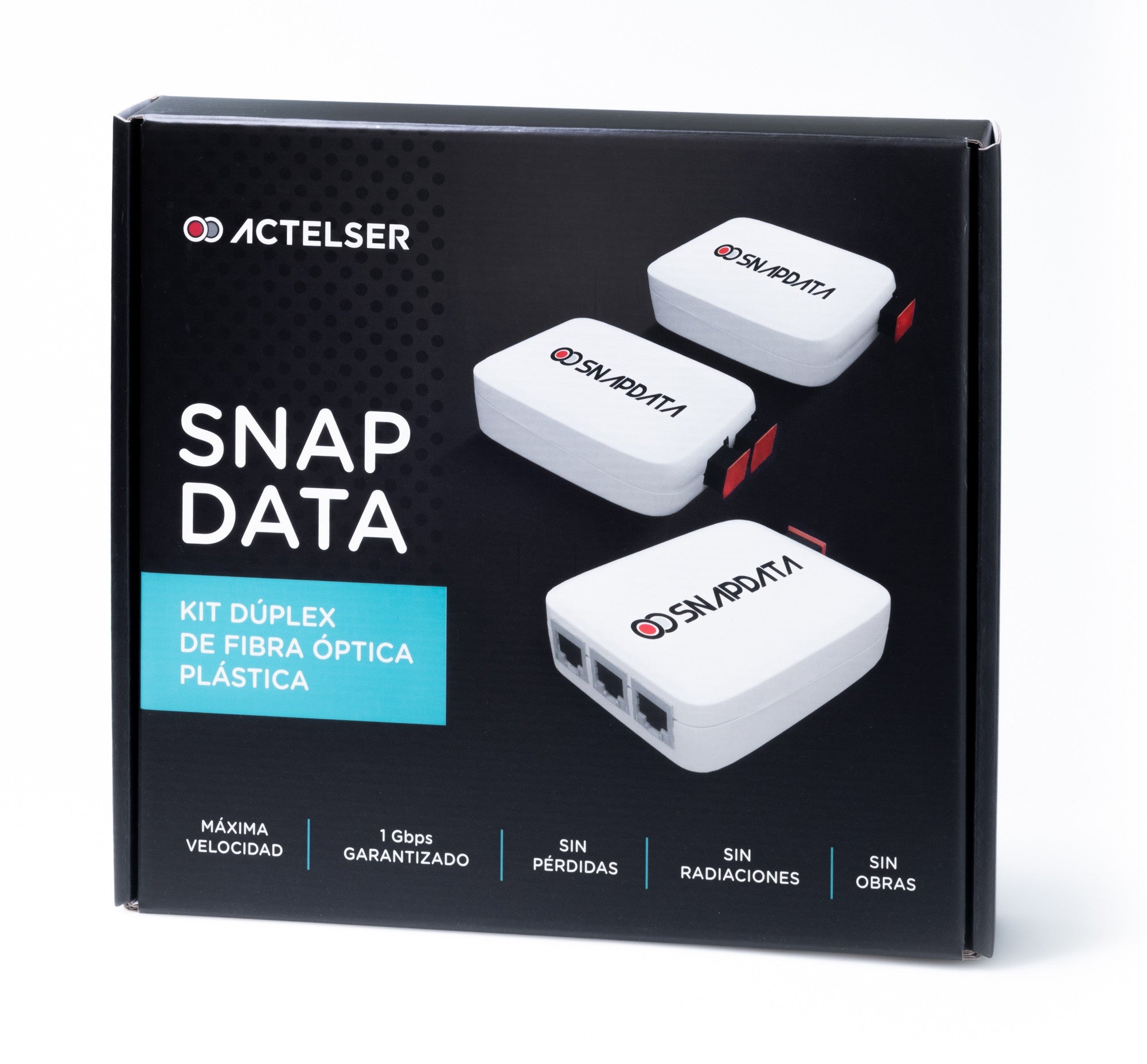 Kit Dúplex de Fibra Óptica Plástica Snap Data