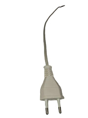 Cable de alimentación Blanco - C7 Europlug + Extremos abiertos