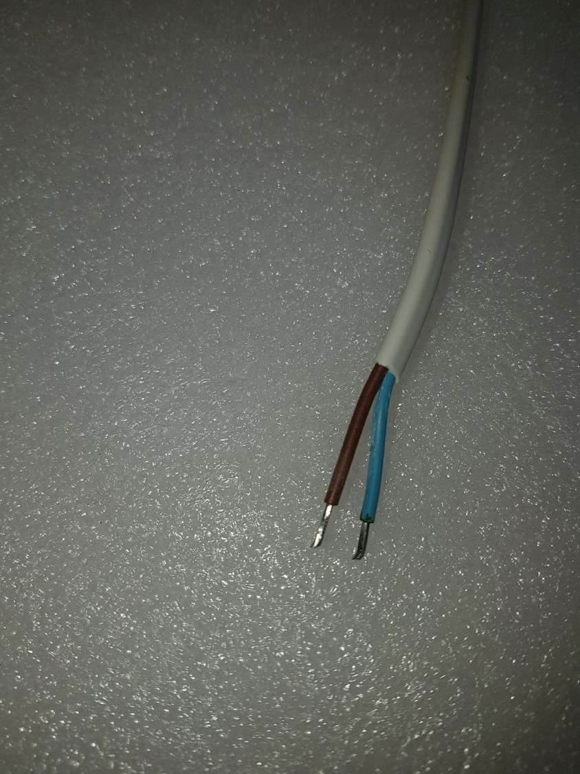 Cable de alimentación Blanco - C7 Europlug + Extremos abiertos