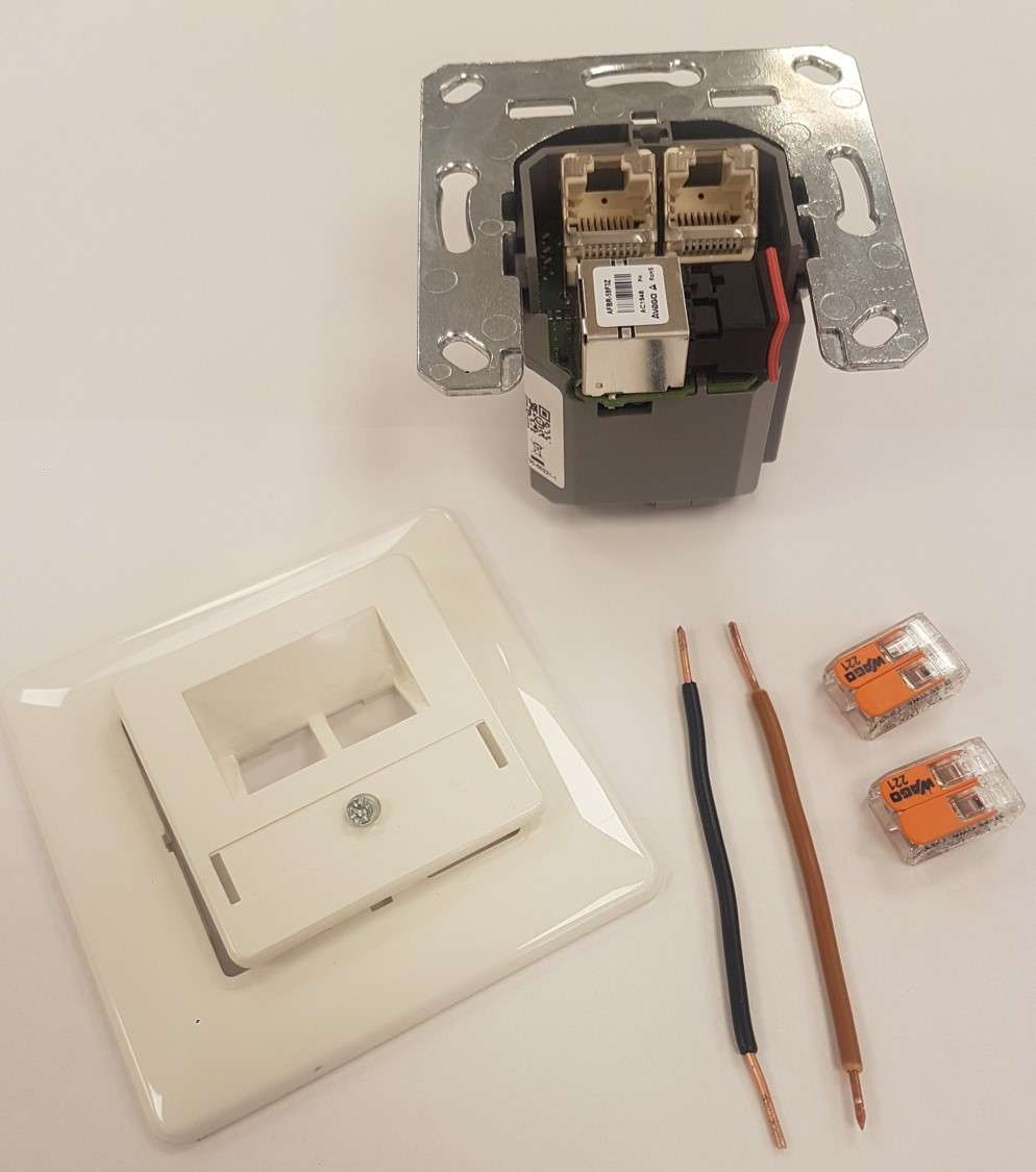 ACT1002 Empotrado - Conversor de medios para fibra óptica plástica 1 Gbps