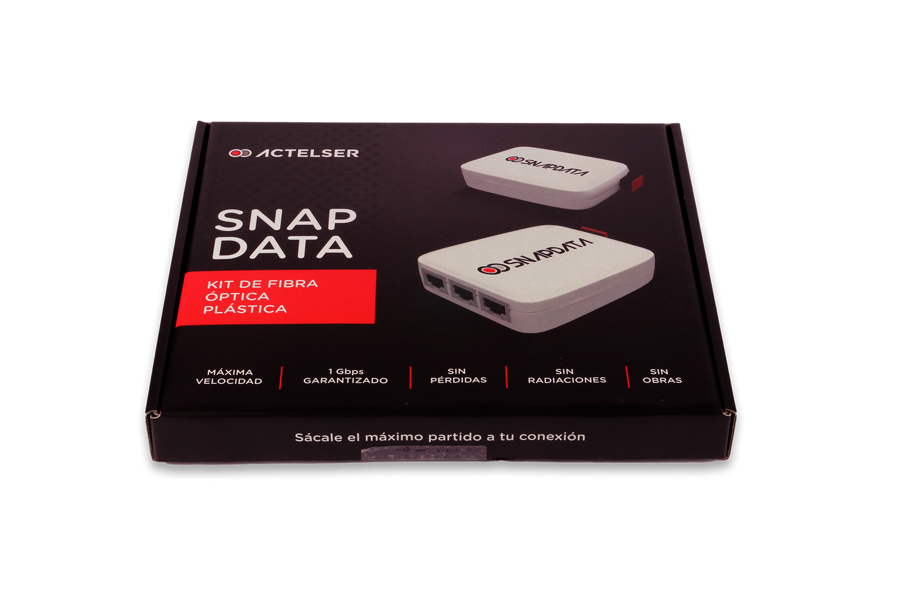 Kit Básico de Fibra Óptica Plástica Snap Data 100 Mbs
