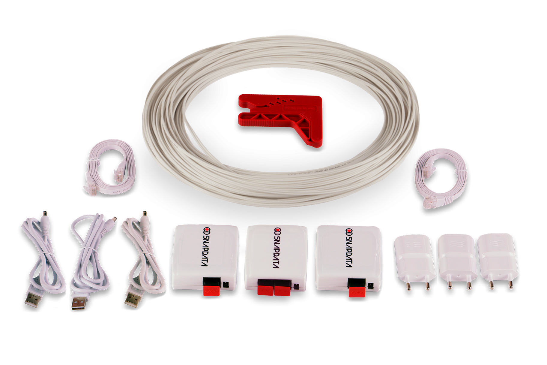 Kit Dúplex 100 Mb/s de Fibra Óptica Plástica Snap Data