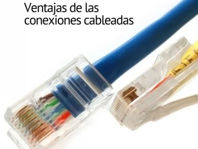 Vantagens de conexões com fio e fibra óptica plástica