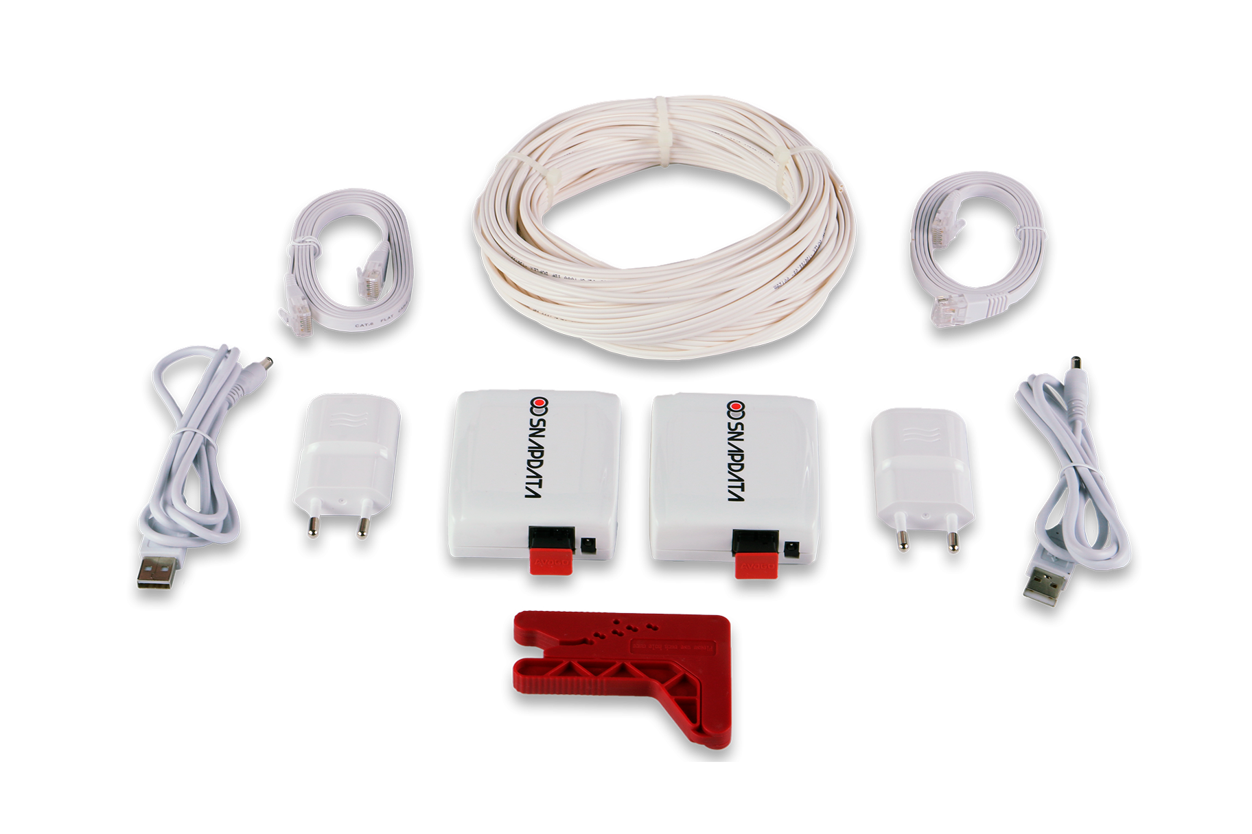 Kit Básico de Fibra Óptica Plástica Snap Data.