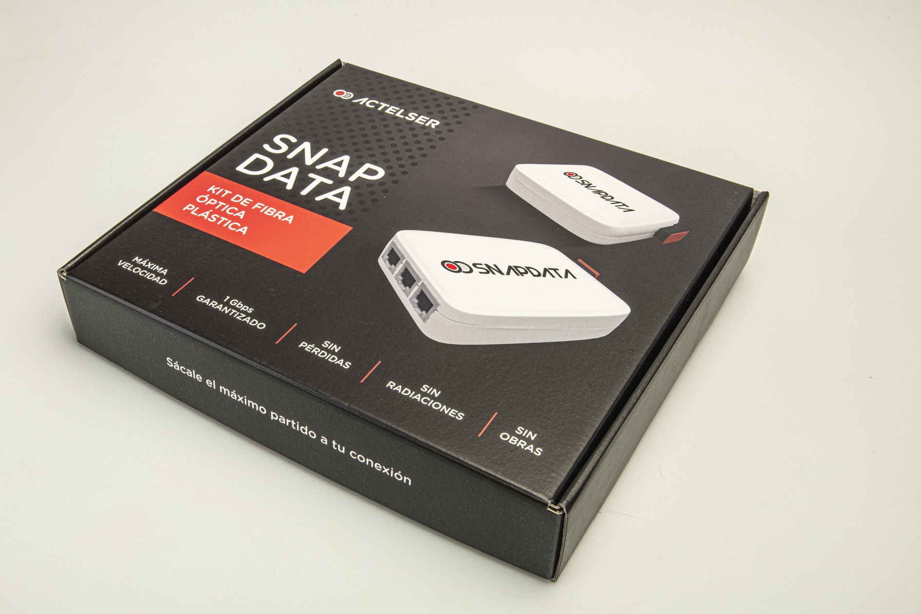 Kit Básico de Fibra Óptica Plástica Snap Data.