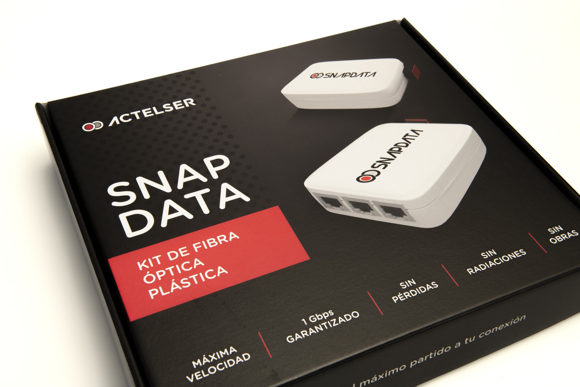 Kit Básico de Fibra Óptica Plástica Snap Data.