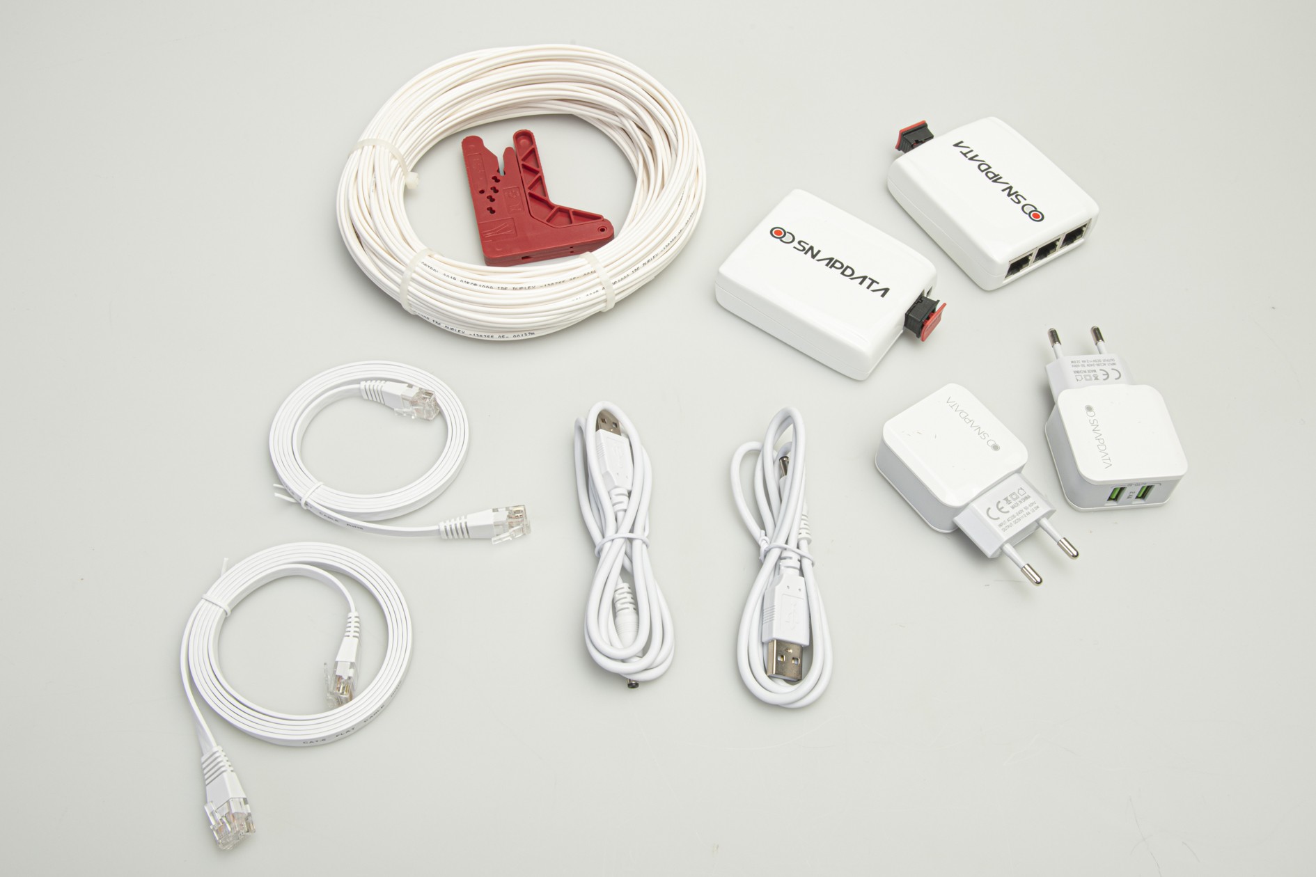 Kit Básico de Fibra Óptica Plástica Snap Data.