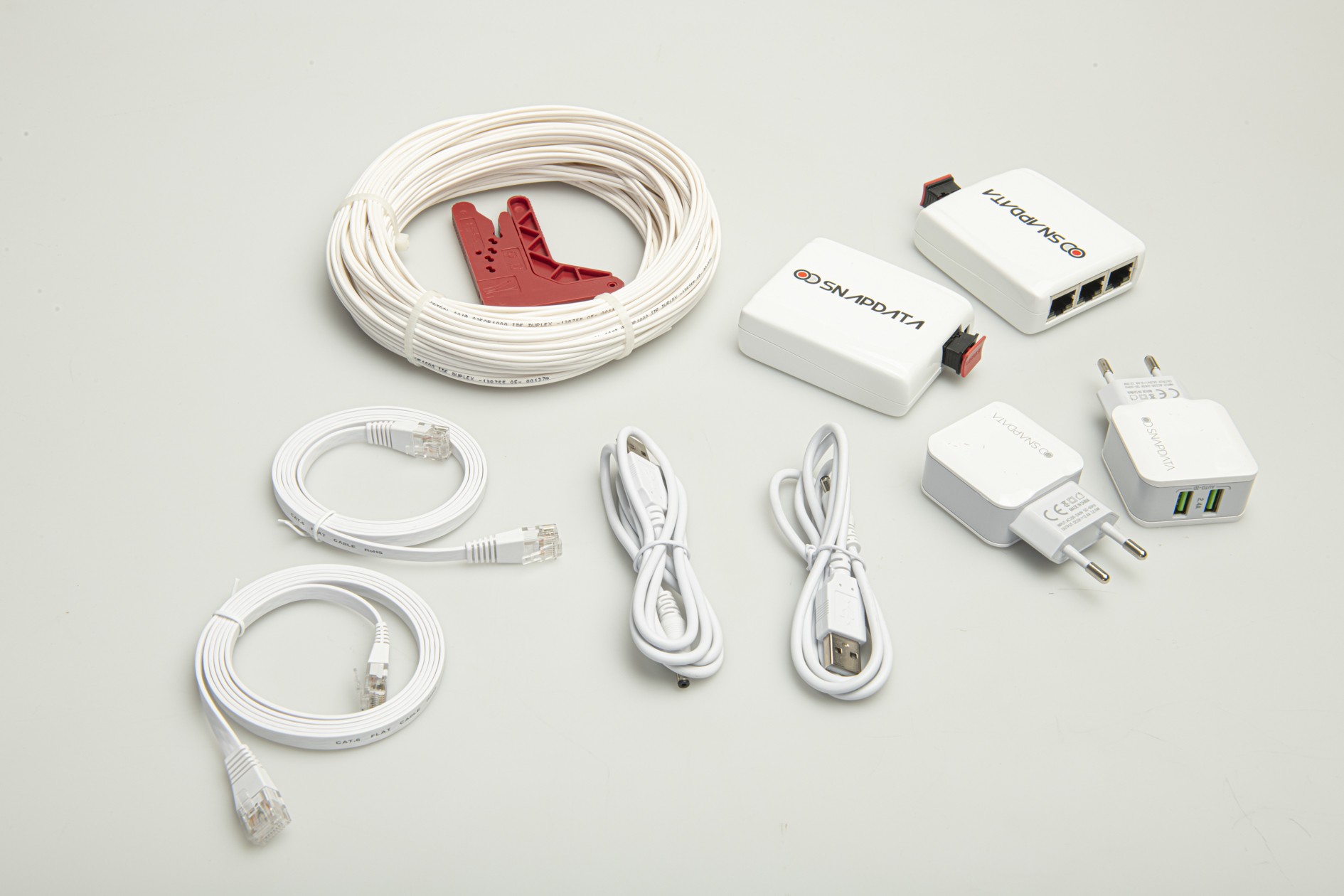 Kit Básico de Fibra Óptica Plástica Snap Data.