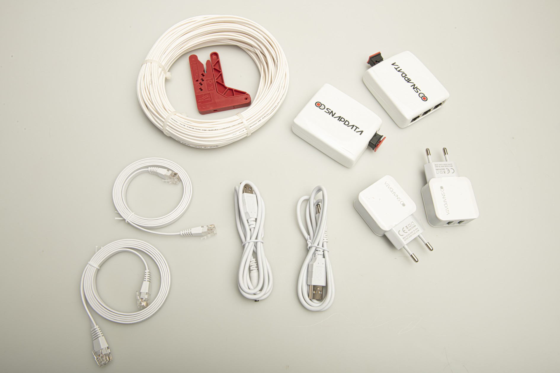 Kit Básico de Fibra Óptica Plástica Snap Data.