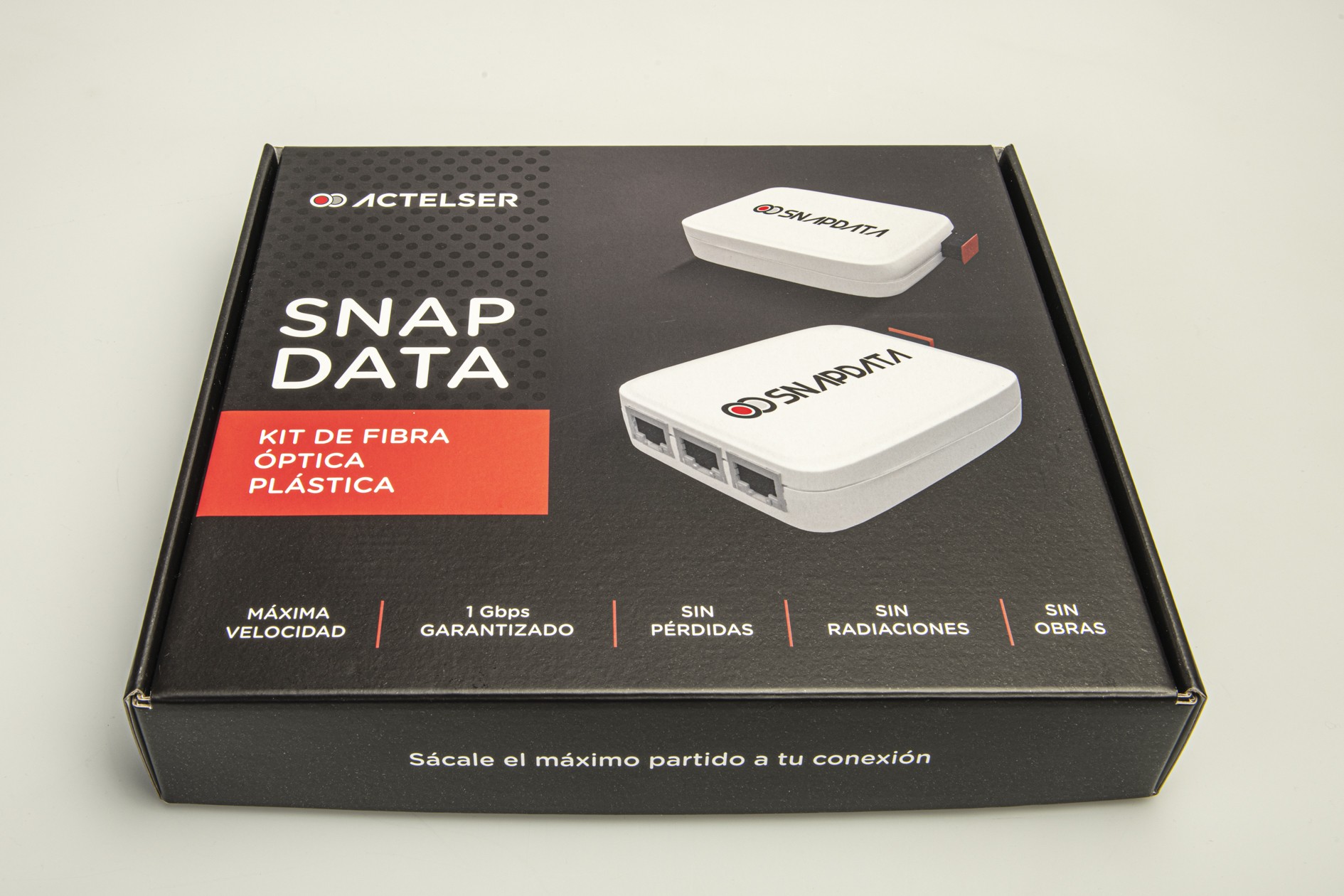 Kit Básico de Fibra Óptica Plástica Snap Data.