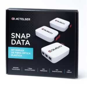 Kit Dúplex de Fibra Óptica Plástica Snap Data
