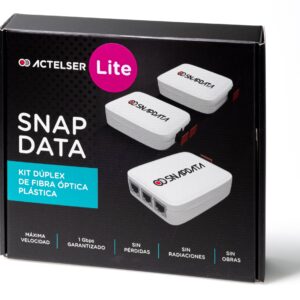 Kit Dúplex Lite de Fibra Óptica Plástica Snap Data