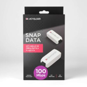 Kit Single 100 Mbs de Fibra Óptica Plástica Snap Data