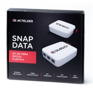 Kit Básico de Fibra Óptica Plástica Snap Data.100 Mbs