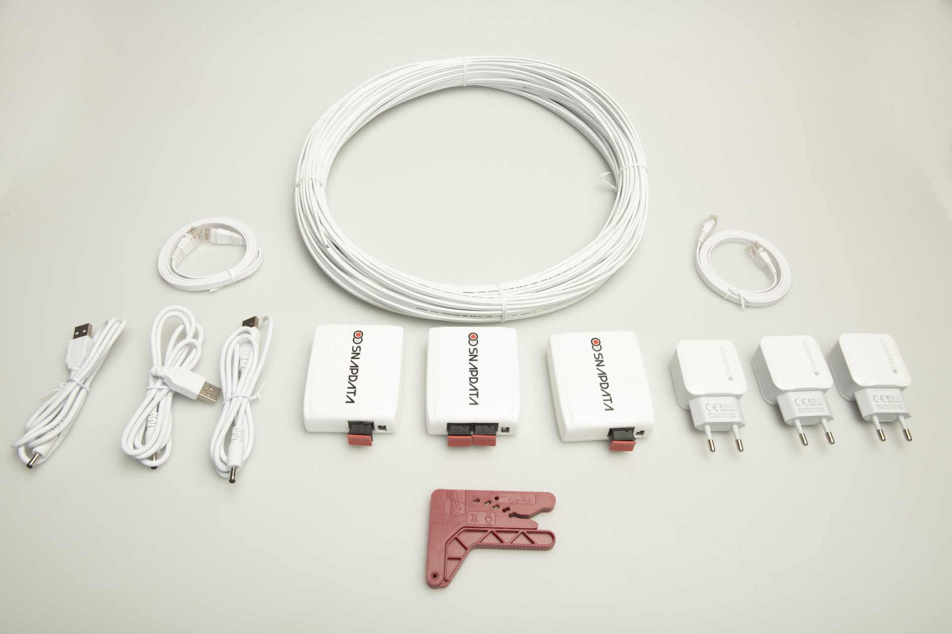 Kit Dúplex 100 Mb/s de Fibra Óptica Plástica Snap Data