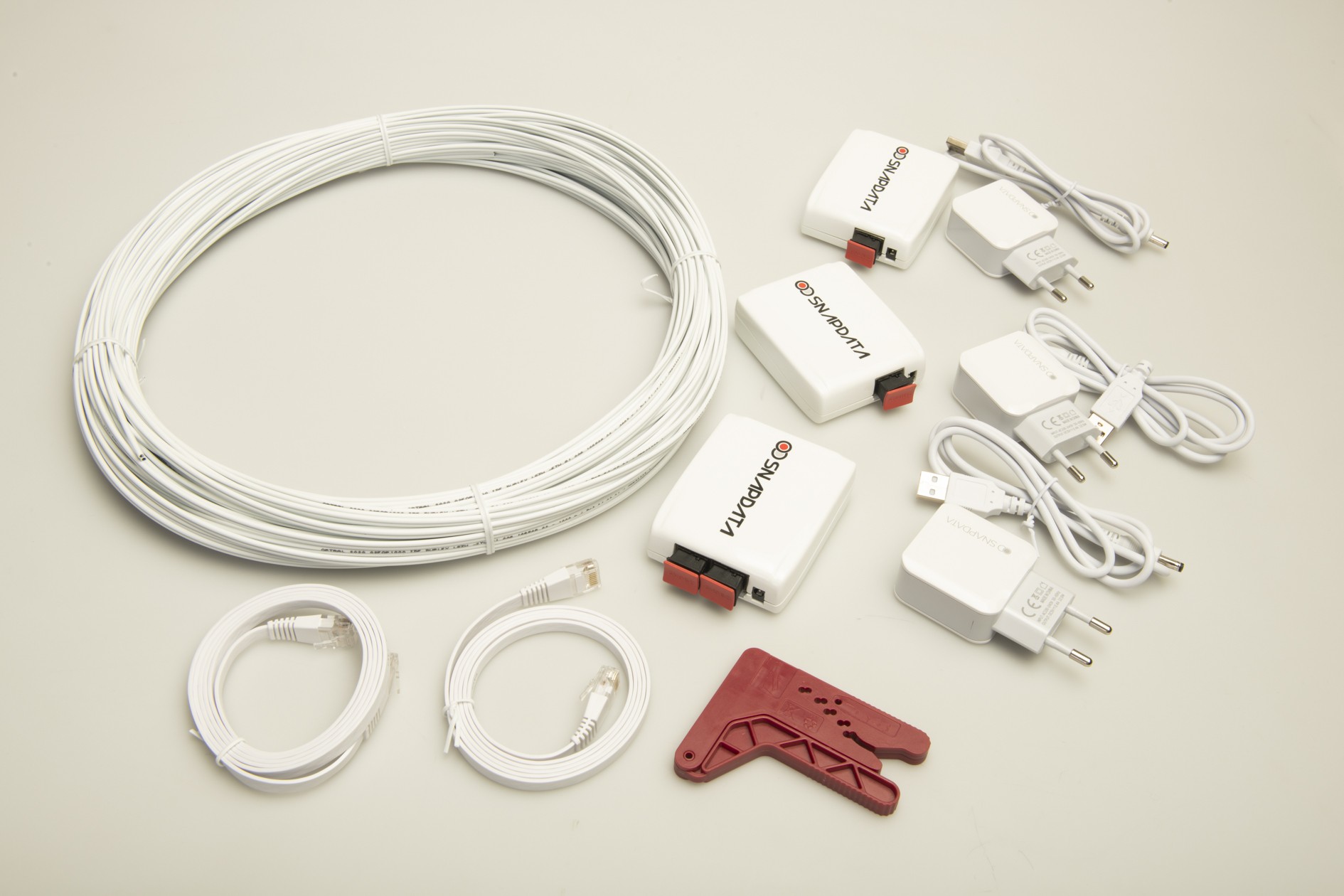 Kit Dúplex 100 Mb/s de Fibra Óptica Plástica Snap Data