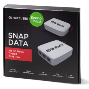 Kit Básico Económico 100 Mbs de Fibra Óptica Plástica Snap Data