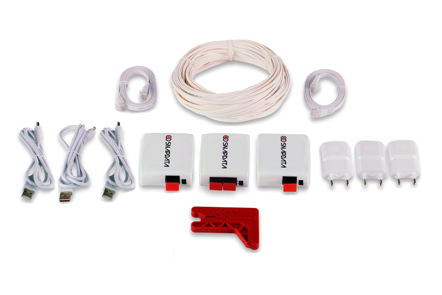 Kit Dúplex 100 Mb/s de Fibra Óptica Plástica Snap Data